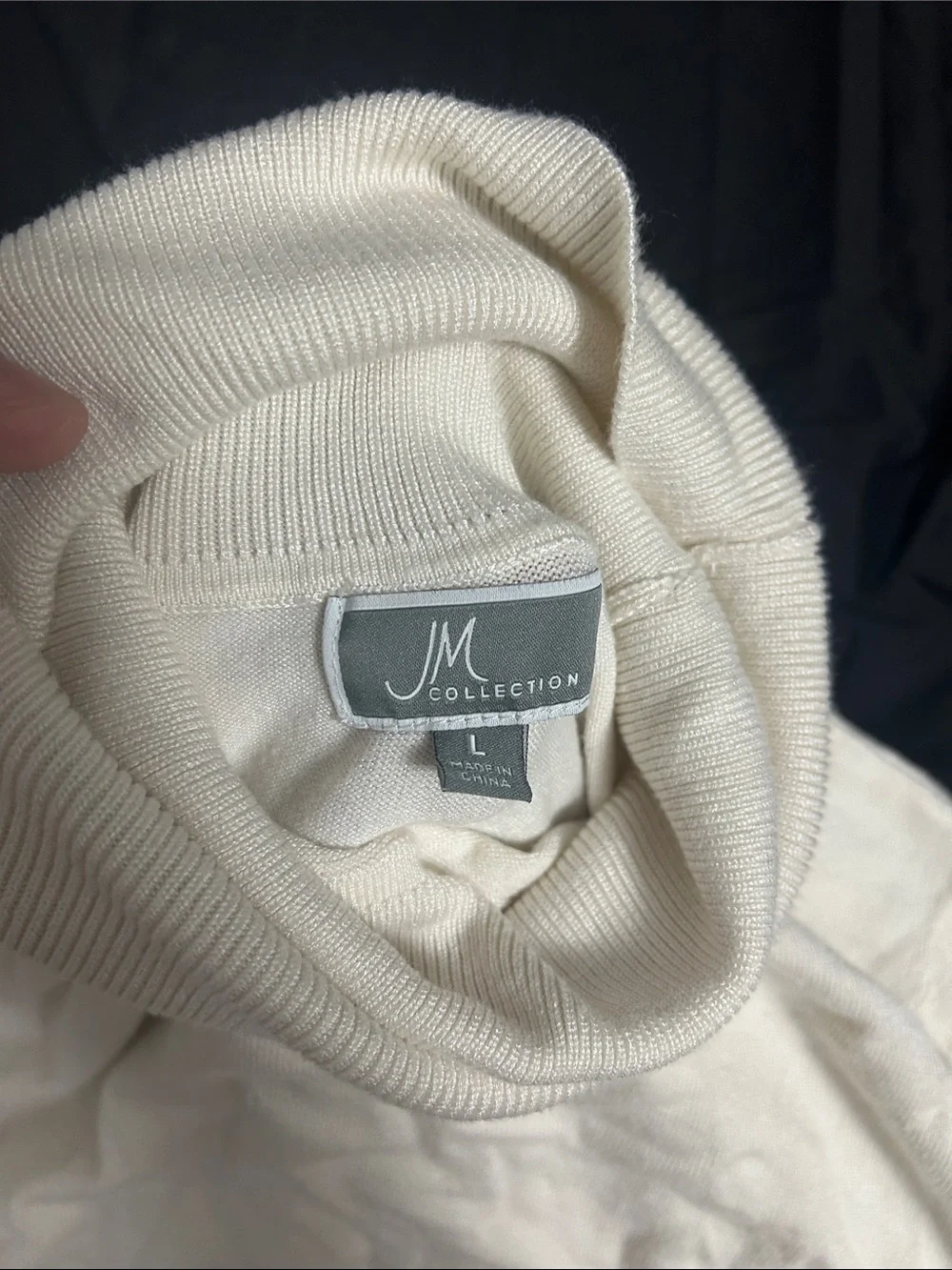JM Collection lightweight white